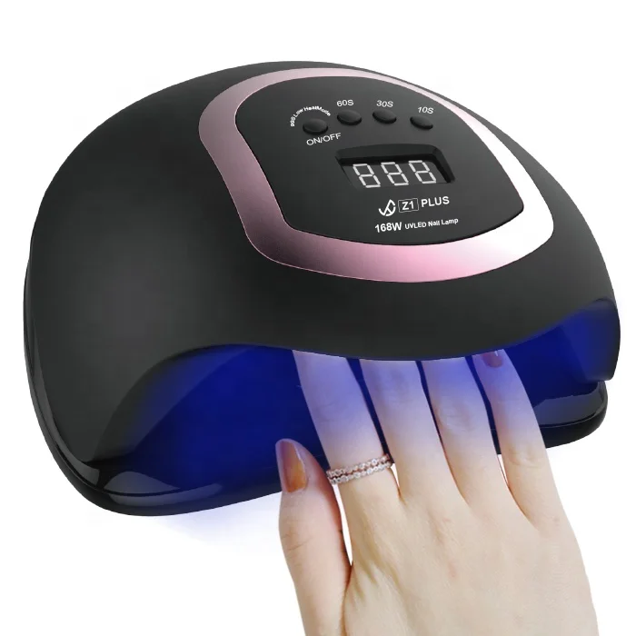 
Logo Customized Four Time Setting Infrared Induction Dual Led Lights Smart Nail Drying Gel Nail Lamp 