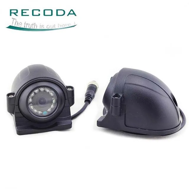 Отклоняющаяся камера для транспортного средства RECODA CM03 1080P 2 Мп CMOS с 4-контактным авиационным штекером автобусов грузовиков фургонов открытым