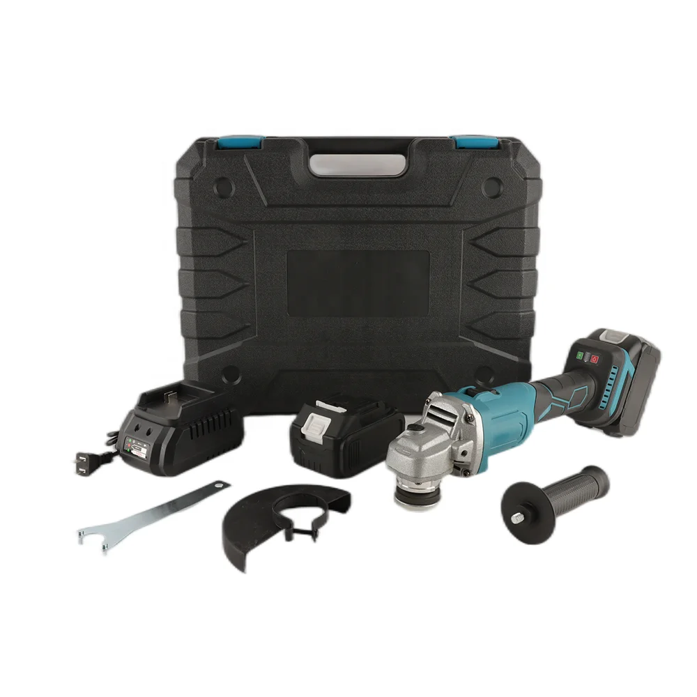 NEW 21V Lithium Battery Cordless Grinding Brushless 100mm Cut-off Angle Grinder Machine