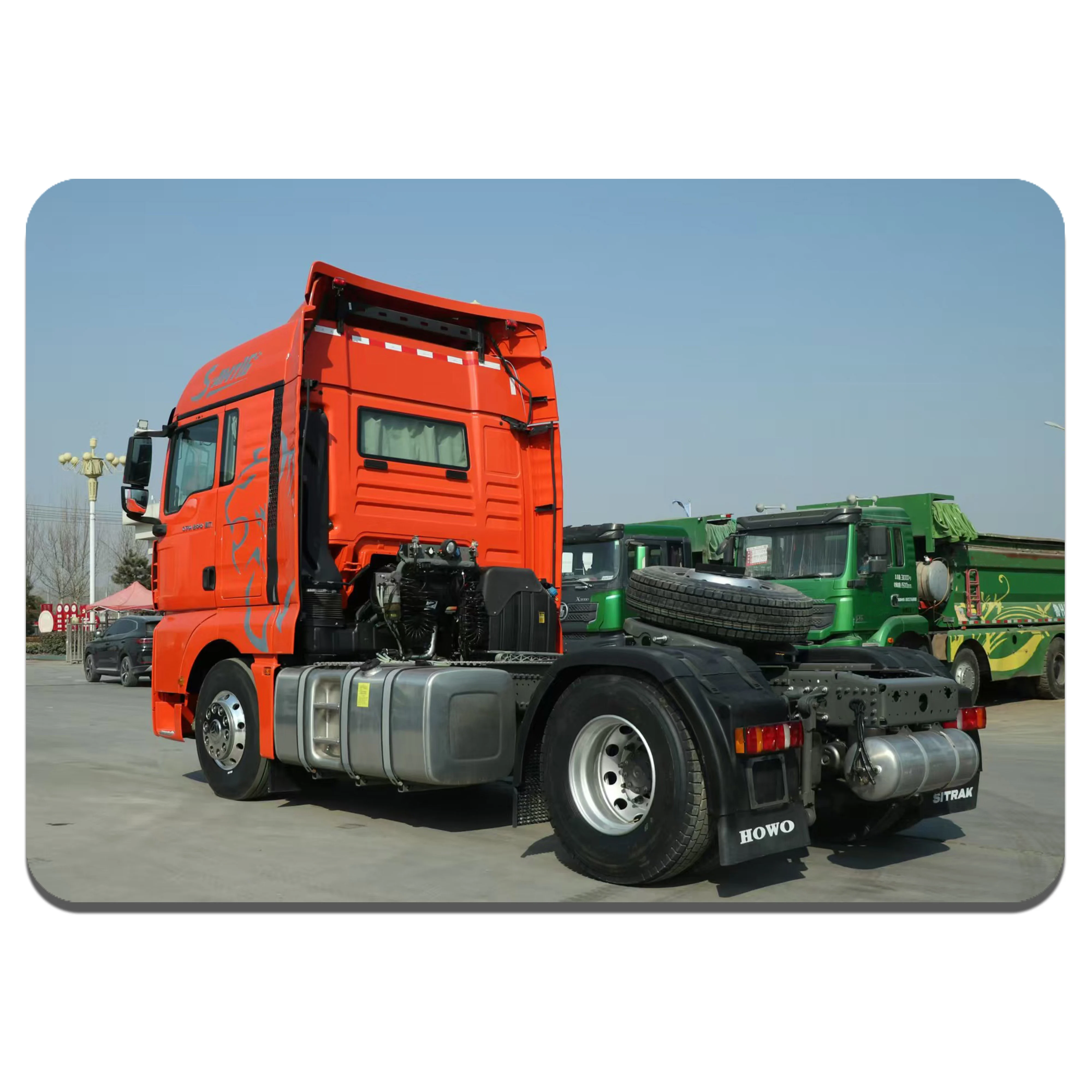 Парус 6x4 6x6 12 wheeler большой грузоподъемности HOWO 371 420 SHACMAN Dongfeng полуприцеп тягач