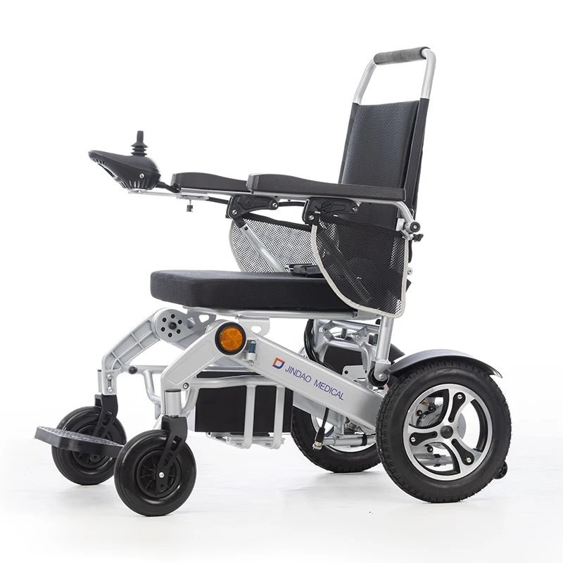 Manufacturer Light Weight Portable Folding Power Wheelchairs High Quality Powerful Aluminum Alloy Wheelchair