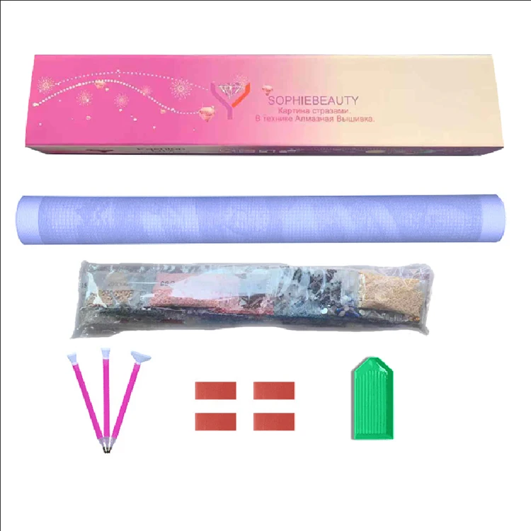 
Factory direct supply custom counted cross stitch kit trendy style wall hanging cross stitch 