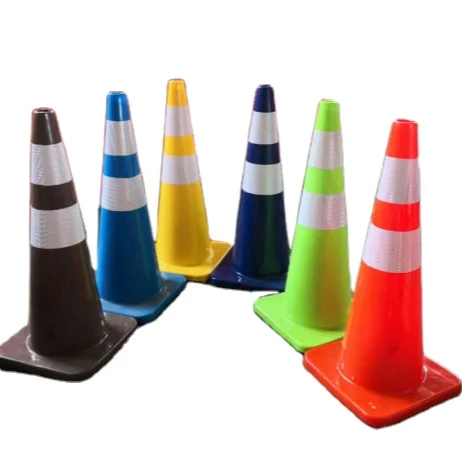750mmm road barriers pvc orange safety cone traffic cone with reflective film sheeting collar