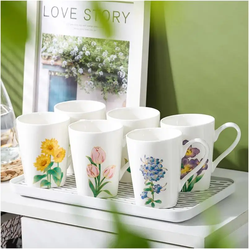 Coffee Mug Cup Travel Creative Vacuum Wholesale Sublimation Auto Magnetic Christmas For Hot Drinks Gift Box Set Glass Cup Coffee