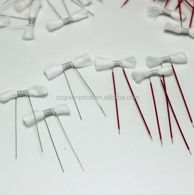 Factory Custom e cigarette premade vape coils cotton/ceramic wire coil for disposable pod device