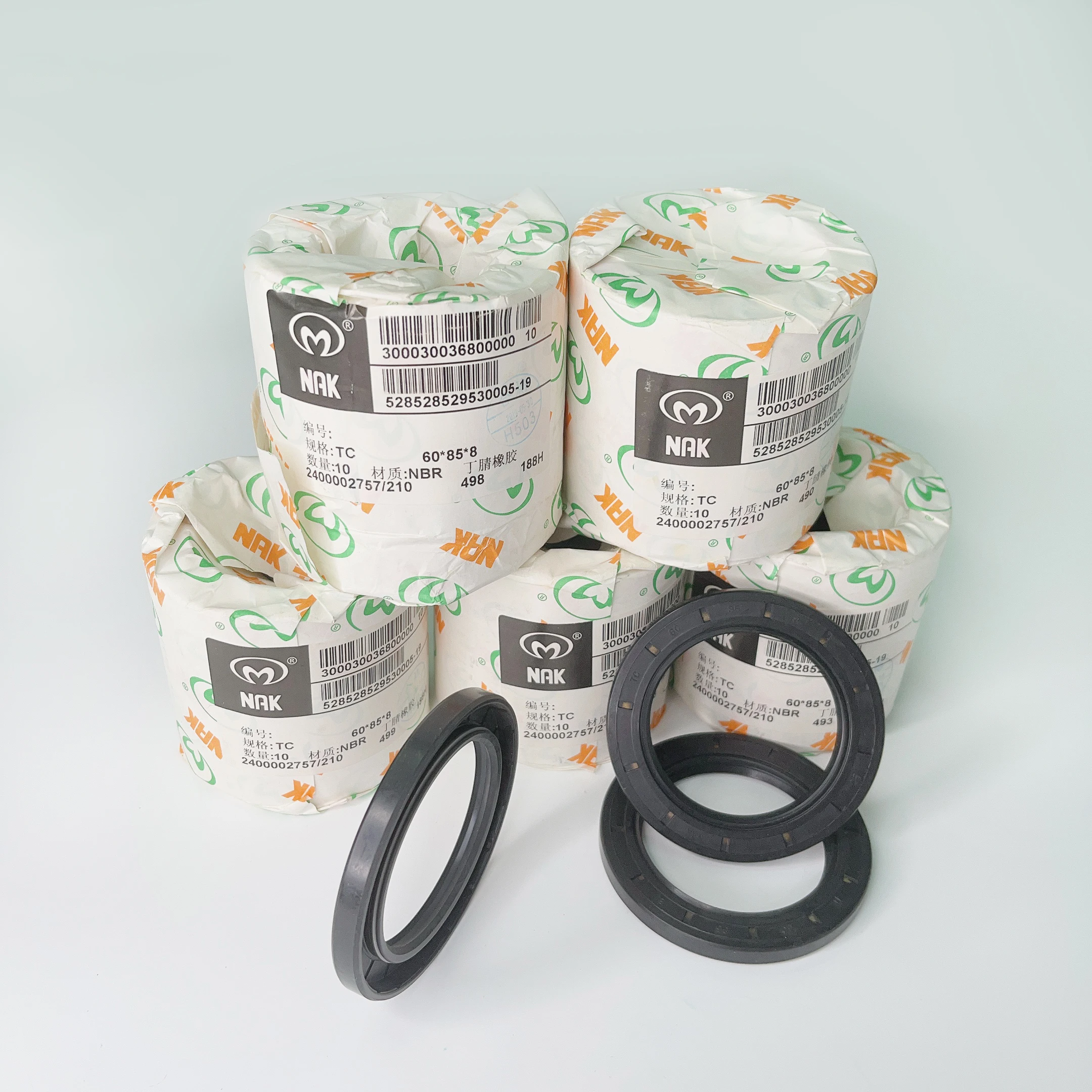 NAK Crankshaft Oil Seal BH3732 105*135*14.7mm ACM For 6BD1/6BG1 Rebuild Seal TTO DZ Sealing Ring