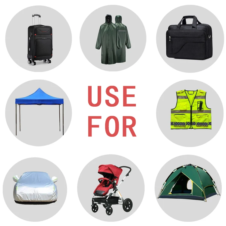 600d 100% Polyester Flame Retardant Oxford Fabric Rept Pvc Coated Oxford Fabric For Tent Camouflage Bags