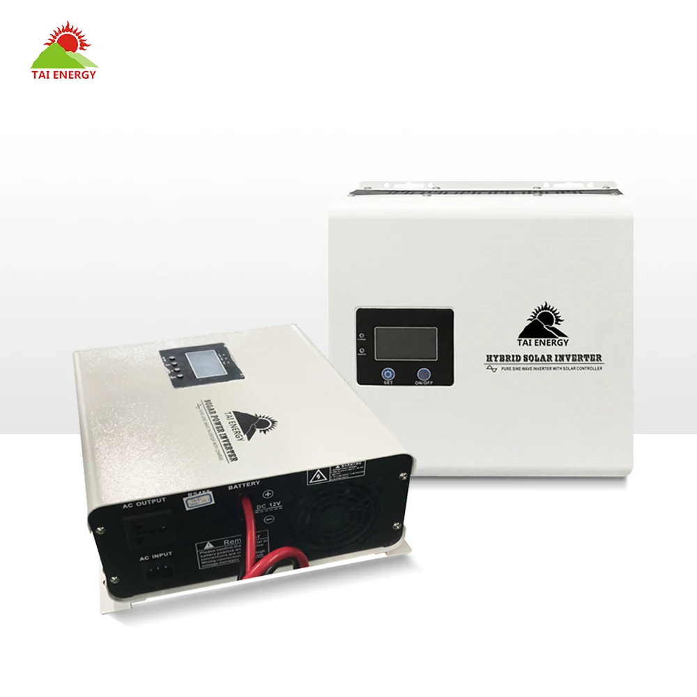 Солнечный Гибридный инвертор 12V 24V 220V 230V 240V микро 1200W 350W 500W 700W 1kw с контроллером заряда MPPT