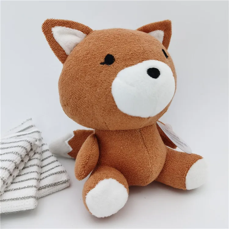 Baby 4 Piece And Sleep Knitted Toy and baby washcloths Set Newborn Baby Gift Set