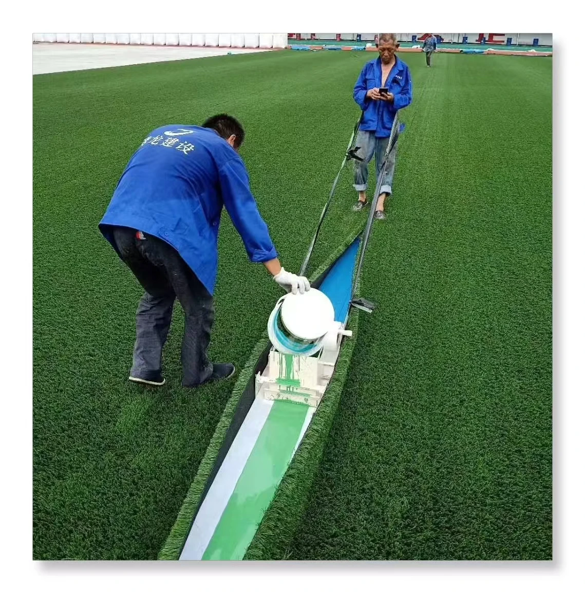 Two components artificial grass glue for synthetic turf connection