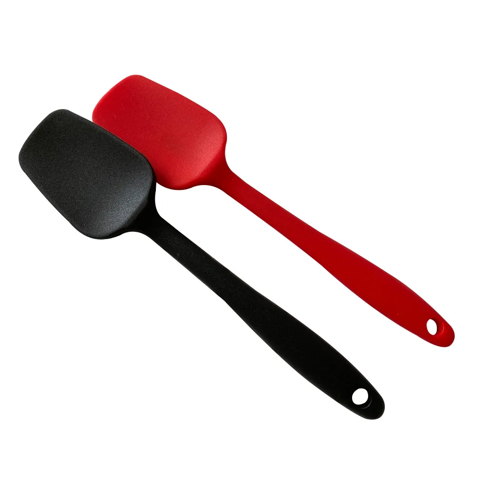 Kitchen Color Silicone Scraper, Heat-resistant And Non Stick Elastic Rubber Scraper