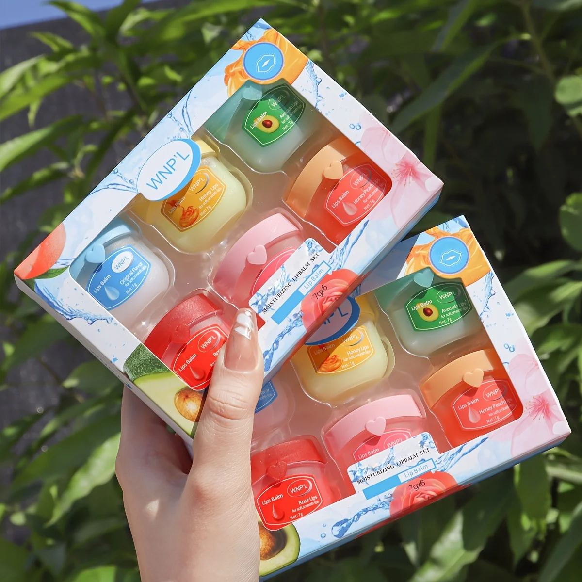 4/6/8 PCS Lipstick Gift Set Fruit Favored Lip Gloss Colorless Long Lasting Moisturizing Lip Balm Private Label For Men And Women