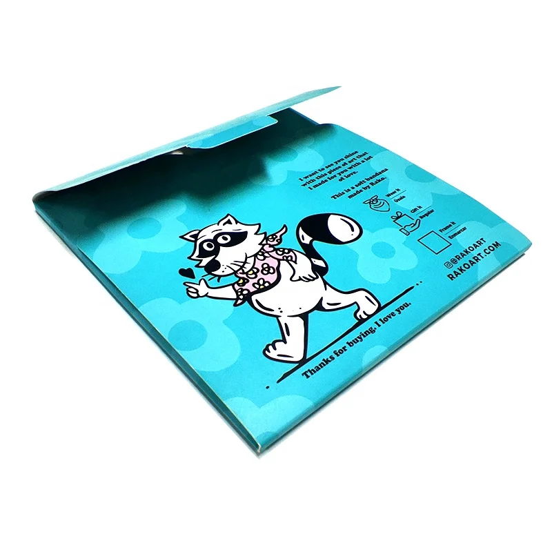 Personal fashion Custom private logo envelope greeting window display business envelope packaging for silk scarf