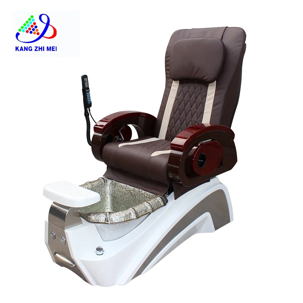 New Luxury Modern Beauty Nail Salon Furniture Electric Pipeless Whirlpool Human Touch Massage Foot Spa Pedicure Chair