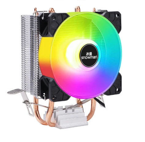SNOWMAN New Design Colorful LGA 2011 1366 115X 1700 CPU Cooler  AM4 AM5 Cooler CPU Cooing Fan  for Desktop