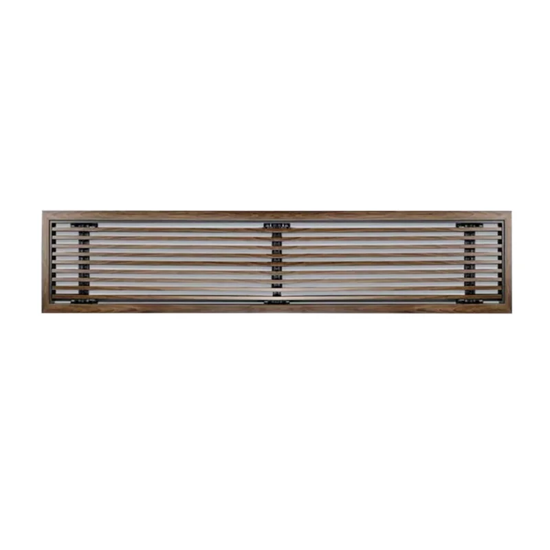 Non Condensing Detachable Wood Color Grain Grille for Central Air Conditioning Vents