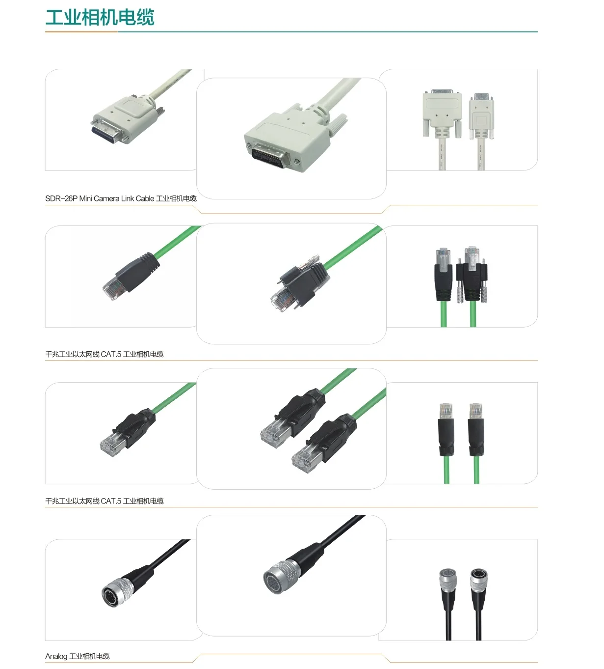 Camera Link cable SDR 26Pin to MDR 26Pin Industrial Camera machine vision cable ccxc cable