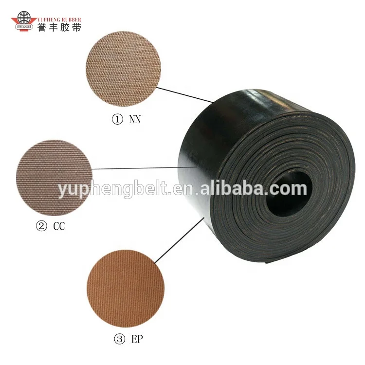 EP800/4ply и EP600/3ply EP200 резиновый ленточный конвейер для ленточной конвейерной системы