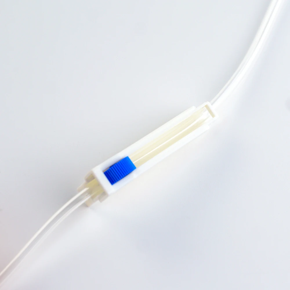 Manufacturing Luer Lock Medical Infusion Line Giving Fluid Drip Set Sterile IV Administration Infusion Set with Burette