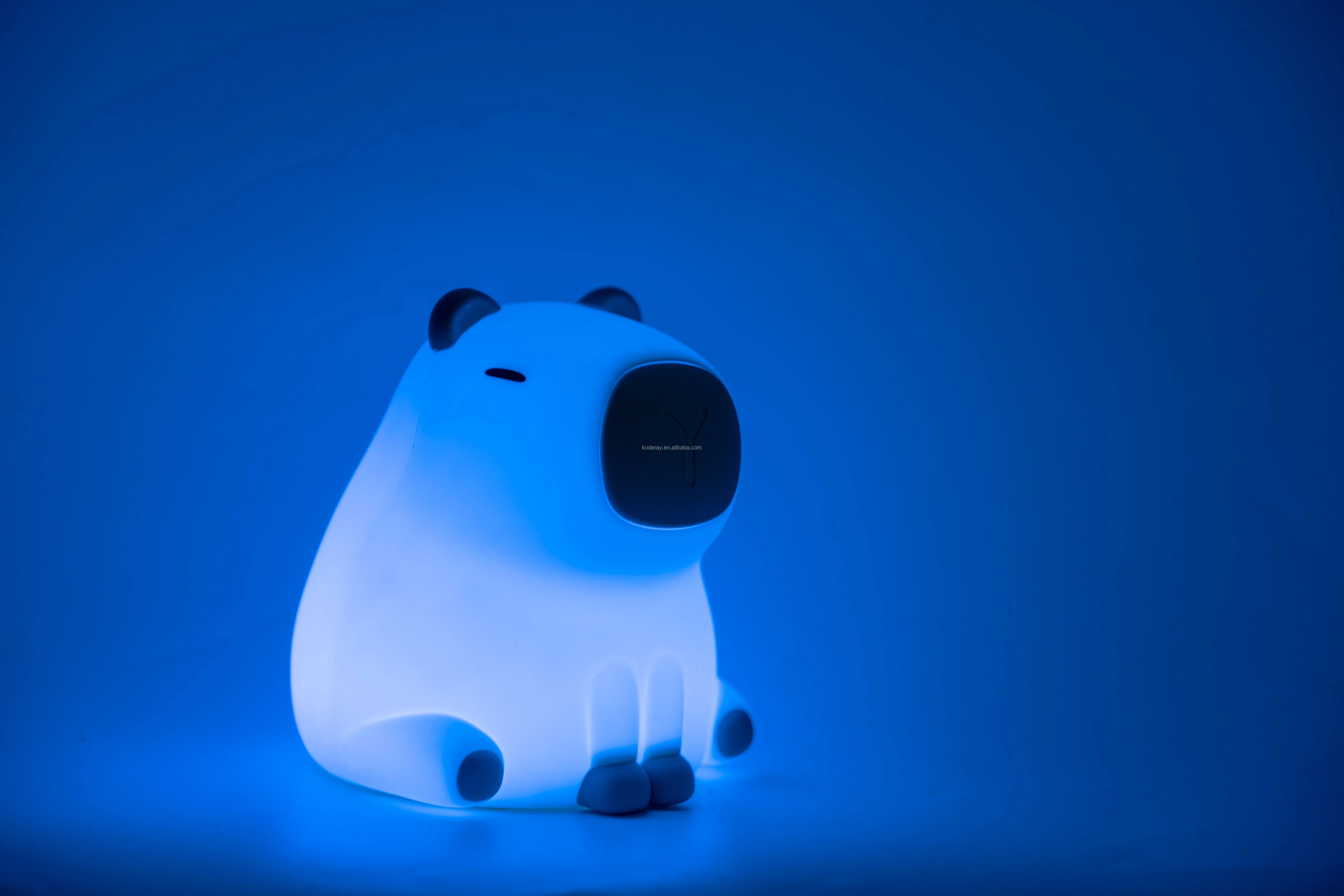 2025 new products ideas LED birthday gift silicone animal lamp capybara funny night light cute night light for kids home bedroom