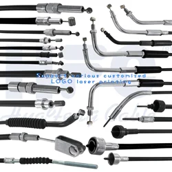 Genuine Motorbike Clutch Throttle Accelerator Cable For Motorcycle Honda Yamaha KYMCO KTM Harley Davidson