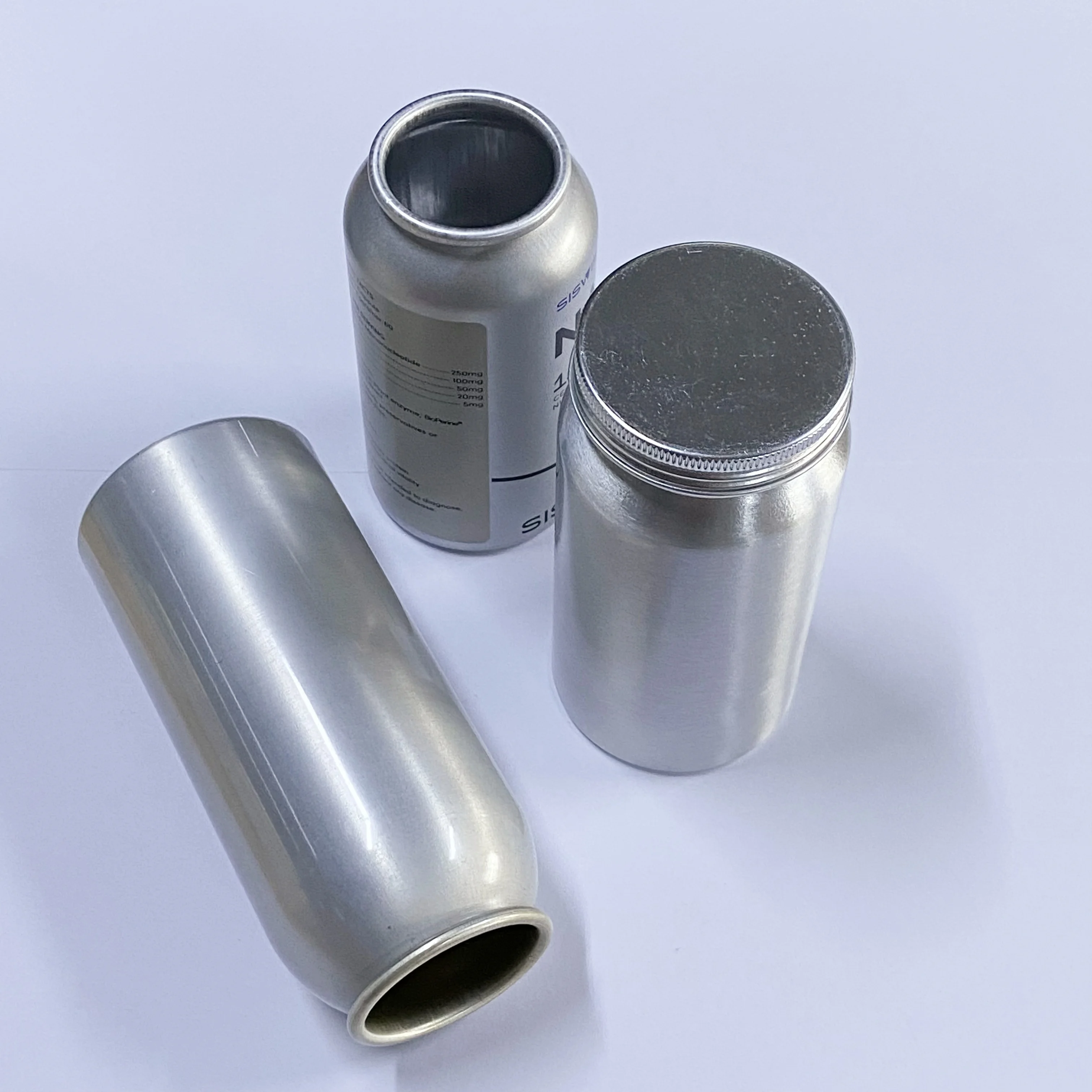 Лидер продаж, высококачественные перерабатываемые металлические капсулы для таблеток, алюминиевые контейнеры для лекарств