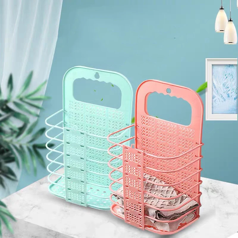 Collapsible Laundry Basket Hanging Foldable Laundry Basket with Handle  Dirty Laundry Basket
