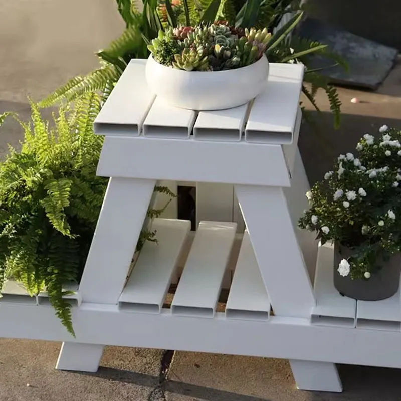 Custom Delicate Appearance Low Price Raised Pvc Vinyl Plant Box Flower Bed For Outdoor Garden