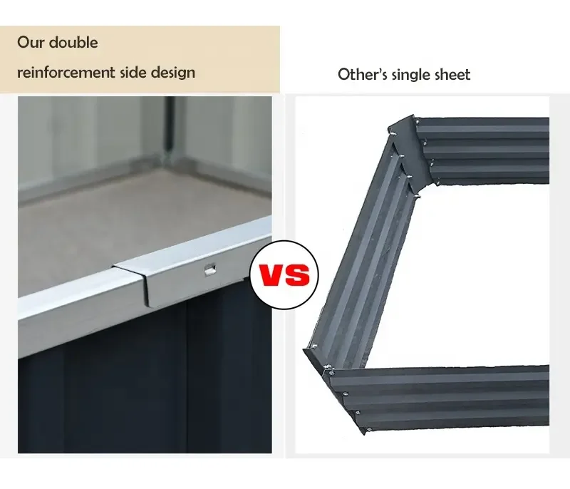 GB9090-H30  DIY customized garden beds Wholesale steel garden beds Modern metal raised beds