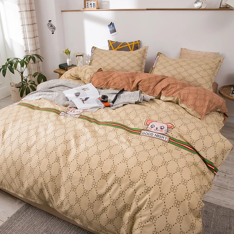 Chinese Factory Shrink-resistant Luxury Kids Bedding Lovely Cute Mouse Bedding Set Duvet Cover