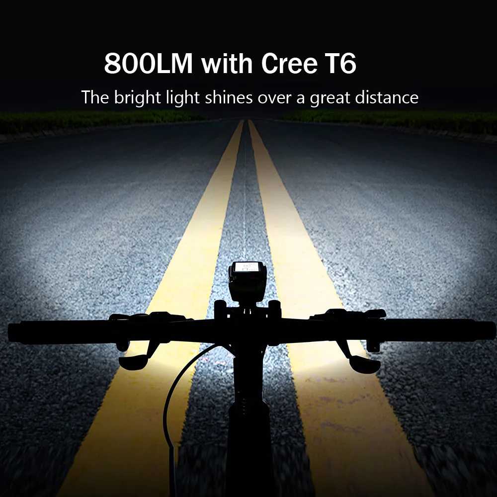 2022 wholesale 3 in 1 Usb Rechargeable Front Bicycle Light and Horn, Waterproof Mountain Bike Accessories LED Front Bike Lights
