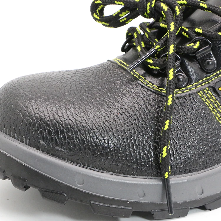 ENTE SAFETY High Quality Antiskid And Abrasion Resistant Steel Plate Steel Toe Cow Leather Work Safety Water Proof Shoes