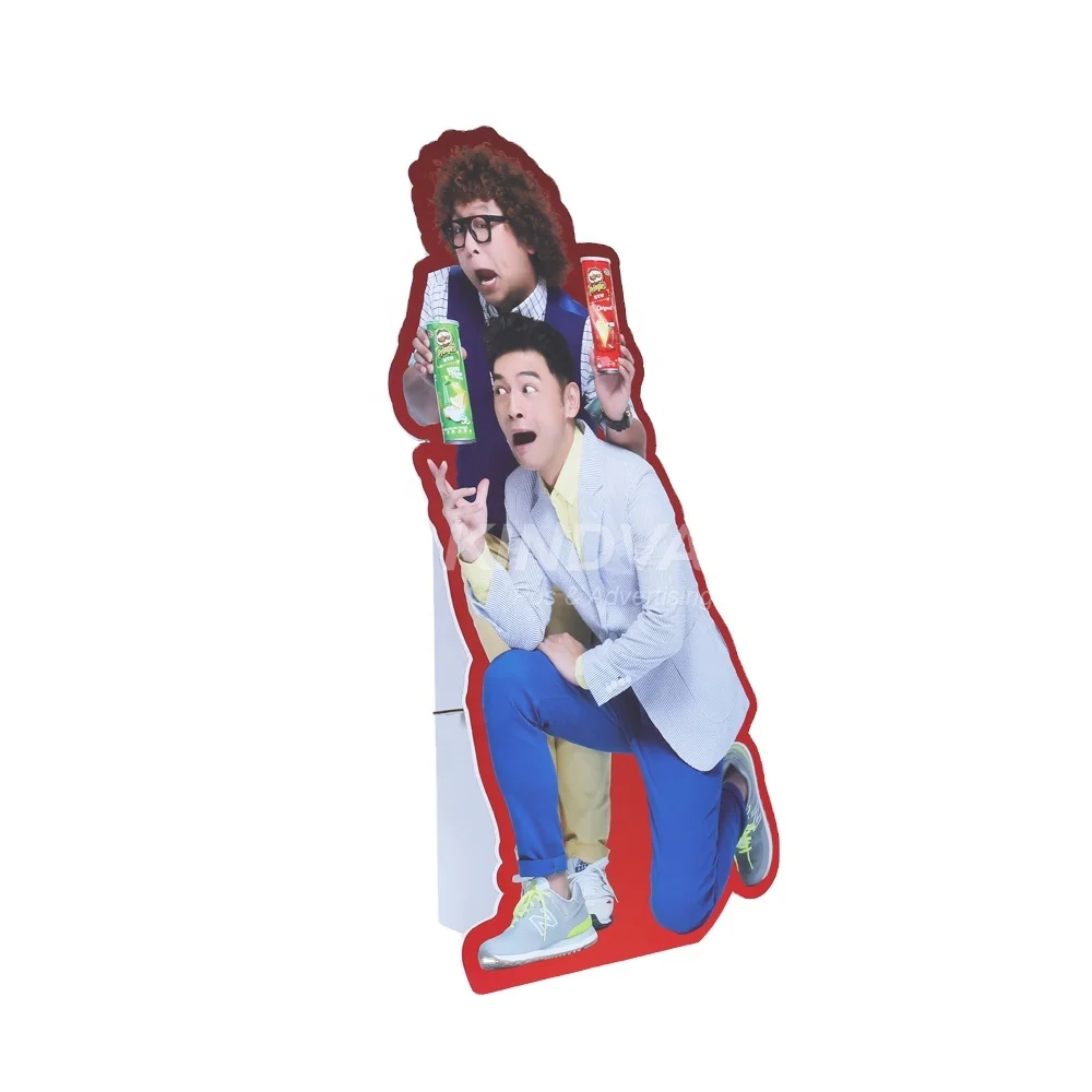 Free Sample Standing Customized Advertising Model, Shops Advertising Standee Cardboard Hot Movie Display Poster