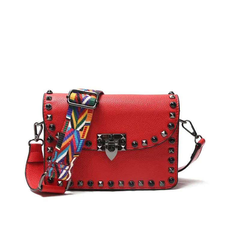 Vintage Fashion Small Custom Ladies Vegan synthetic PU Leather Shoulder Bag for Men Women, Messenger Bag, Crossbody Bag