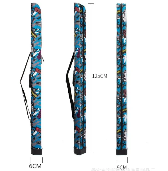 Oem Multi Purpose Equipments Stick Carry Professional Fish Hunting Travel Trolling Cloth Fly Tackle Waterproof Fishing Rod Bag