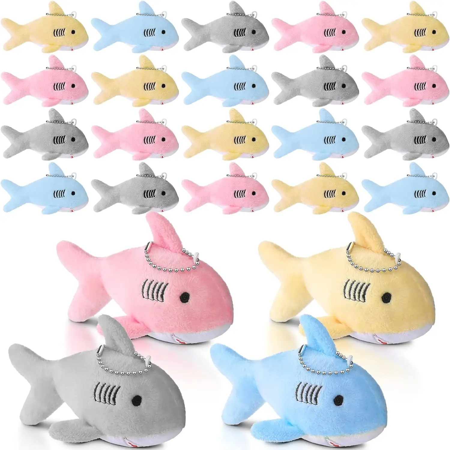 Dolphin Stuffed Plush Toy 10cm Mini Dolphin Doll Toy Keychain Bag Pendant Christmas Wedding Decoration Party Gifts For Back Pack