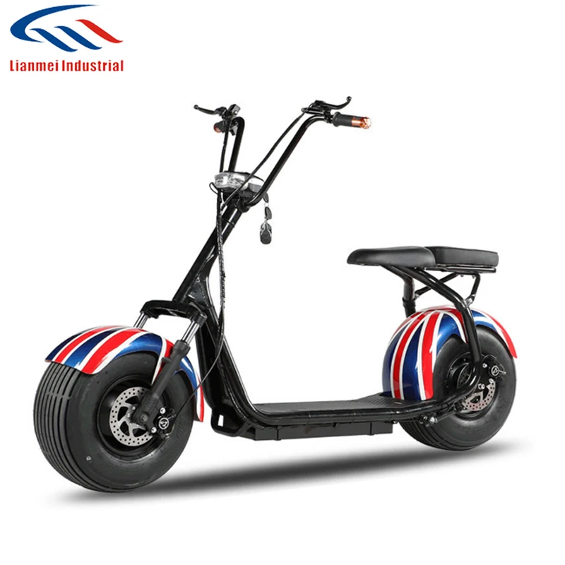 New Design High Speed Electric Citycoco 35km/h 1000W Electric Scooter With Aluminum Wheel