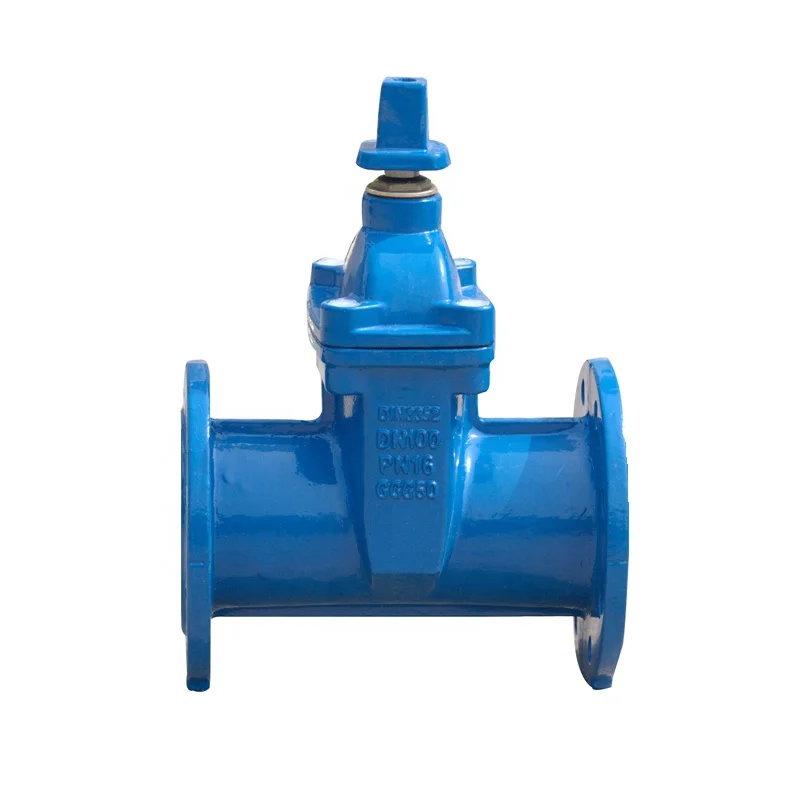  Неподъемный стержень NRS из ковкого чугуна BS 5163 PN10 PN16 DN100 запорный клапан для