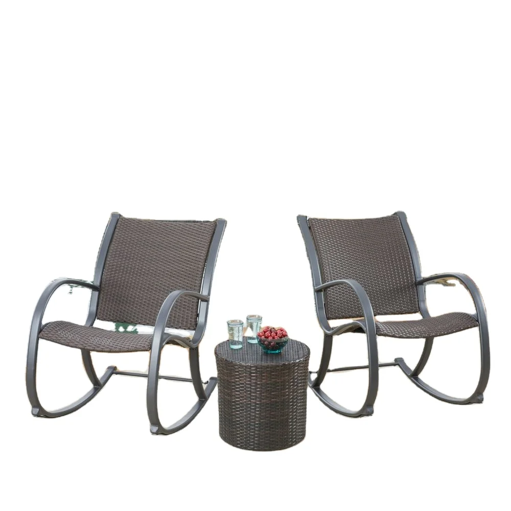 Modern furniture outdoor garden relax rattan rocking chair