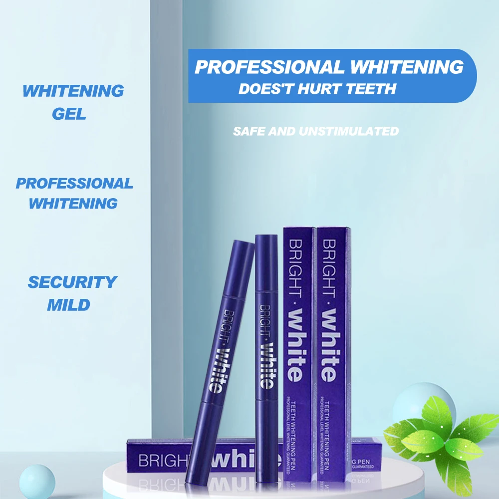 Wholesale and OEM price private label logo carbamide peroxide dazzling bright white whiten instant teeth whitening pen