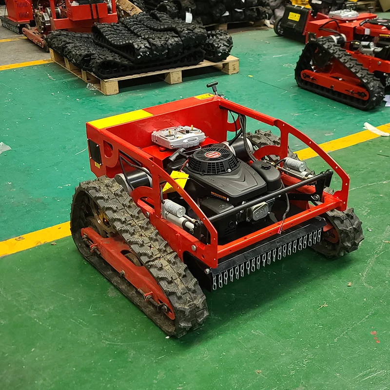 Robot lawn mower Farm petrol remote control Mini lawn mower Petrol engine remote control lawn mower