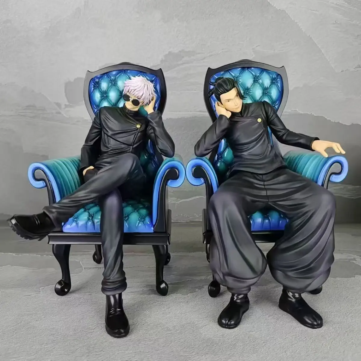 24 см Jujutsu Kaisen диван для сидения Satoru Gojo Geto Suguru мультяшная фигурка Японская Игрушка статуя аниме ПВХ