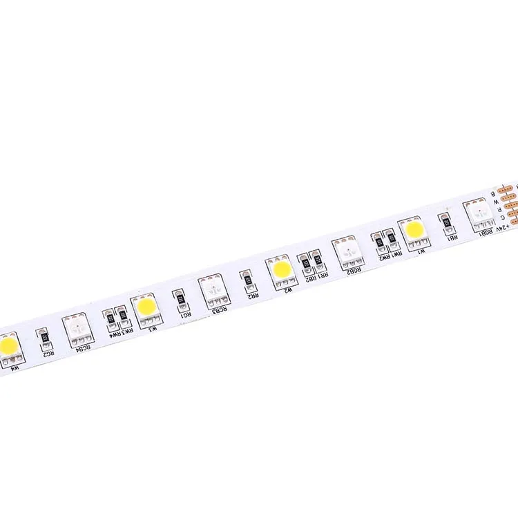 Linear LED strip on flexible PCB with original 3M self-adhesive tape on the back