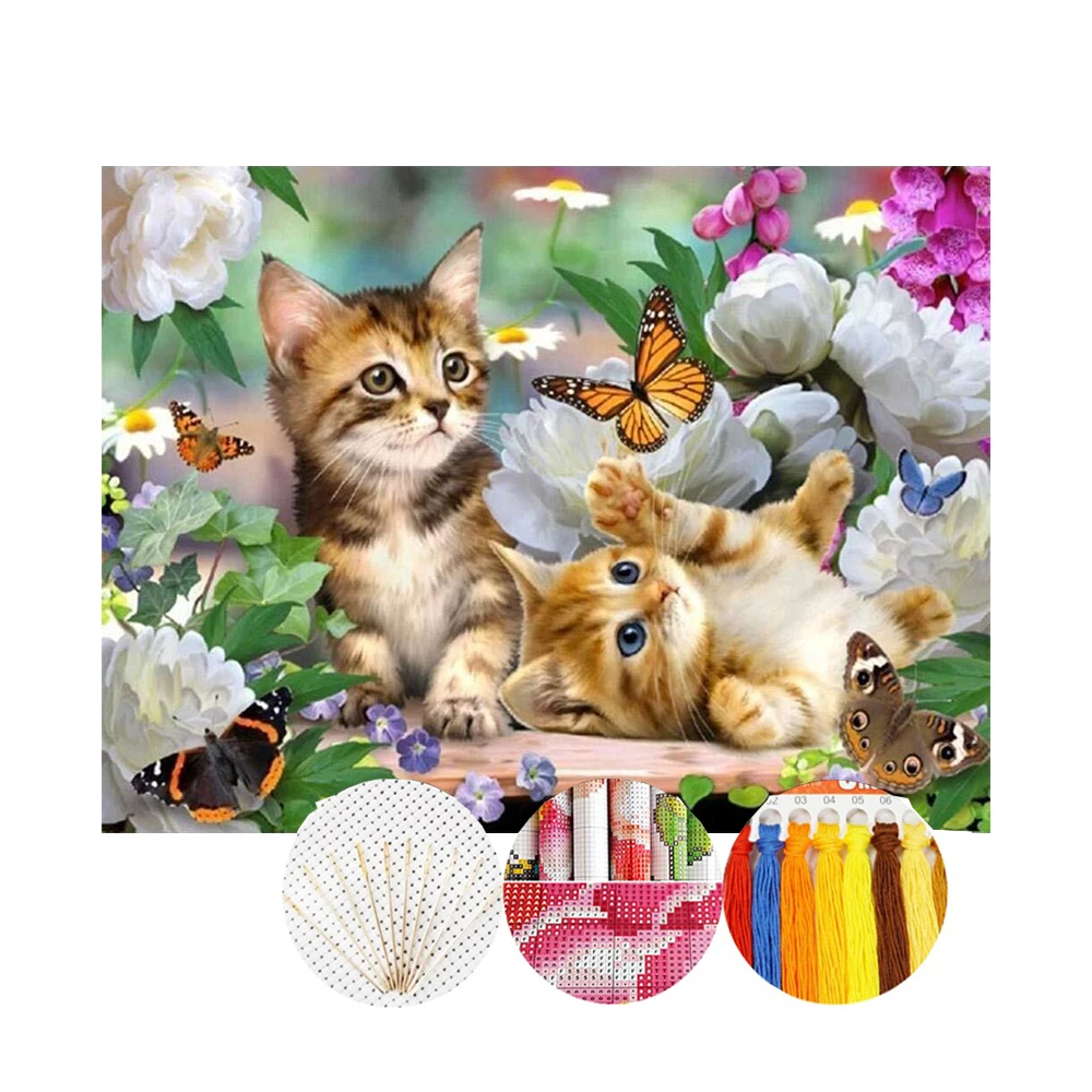 Hot Sale New Big Landscape Embroidery Crafts Fabric Cross Stitch Custom for Home Decor