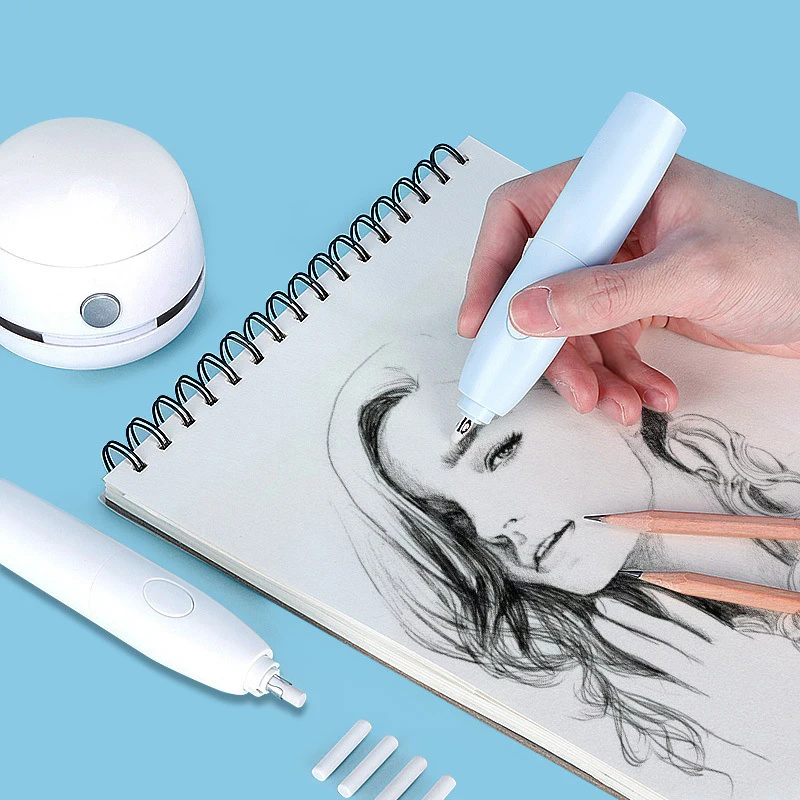 Electric Stationery Custom Logo Children Gift Electric Rotary Eraser Easy to grip Wholesale School Office Cheap