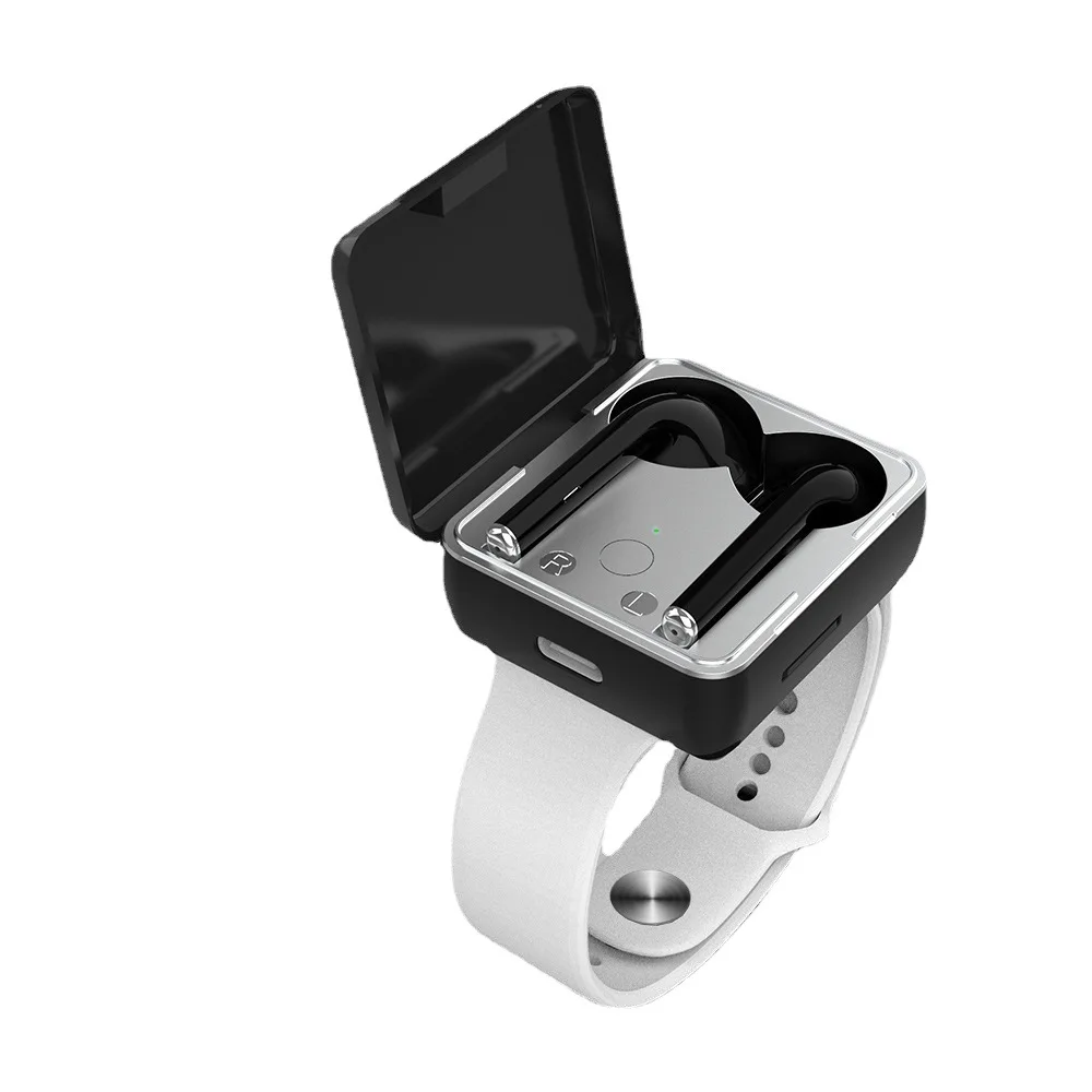 Wireless Headphones Earphone Multi-functional TWS Touch Control  Headset TF Cards Sport Bracelet Earbuds