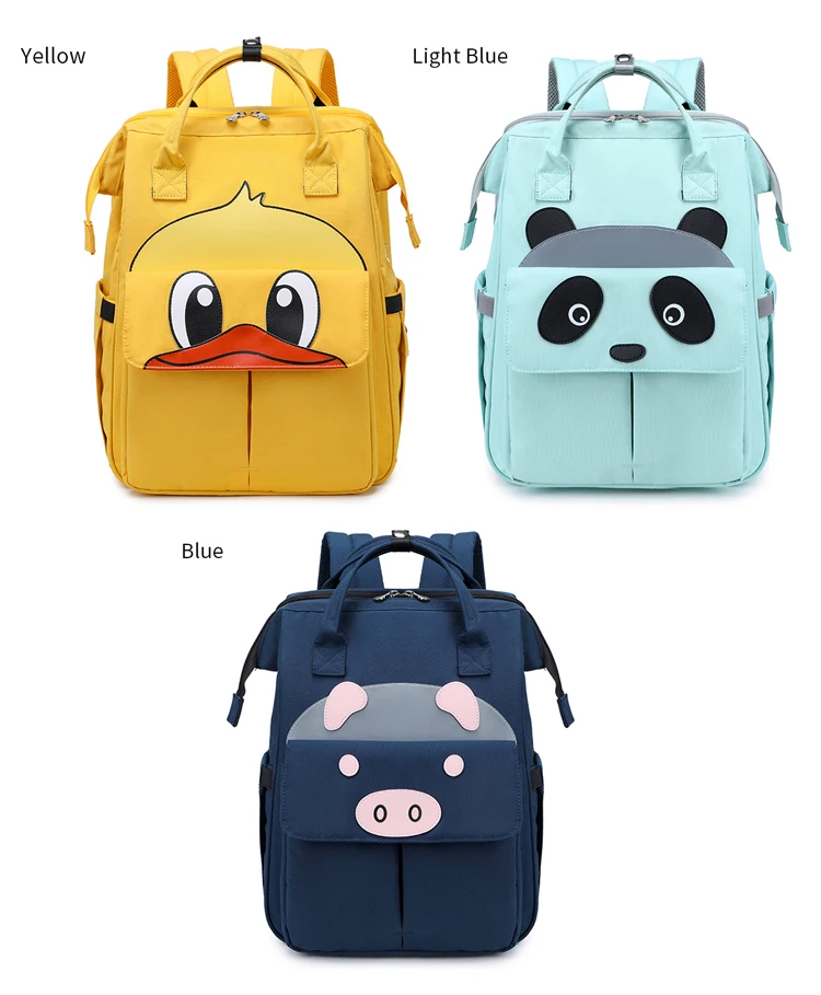 Design Waterproof Wet Mom Nappy Mommy Bags Reusable Wet portable 3 in 1 Baby Sleeping Diaper Bag Backpack with Changing Station