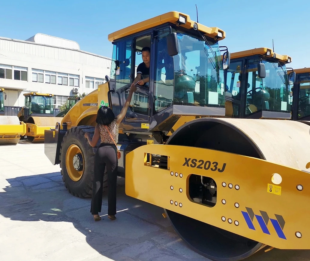 Top Brand Factory Price 20 Ton Road Roller XS203J Hydraulic Heavy Road Construction Machinery