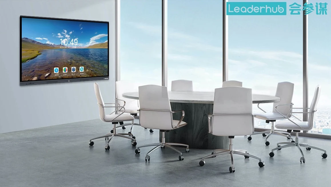 65 75 86 inch Efficient Smart Whiteboard 20 Points Touch 4K HD Anti-Glare Screen Interactive Flat Panel For Teaching