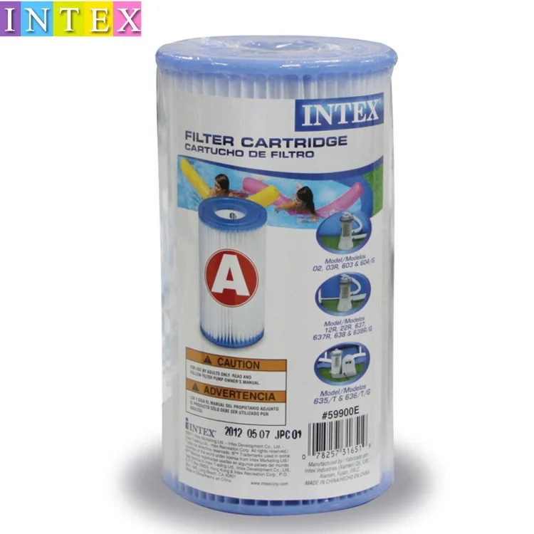 Надувной бассейн Intex 56475 наземный для аквапарка 90x90x26 семейный